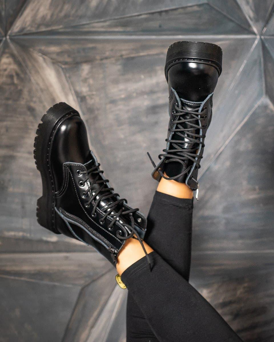 Dr. Martens JADON Black No Logo (Молнія) 2
