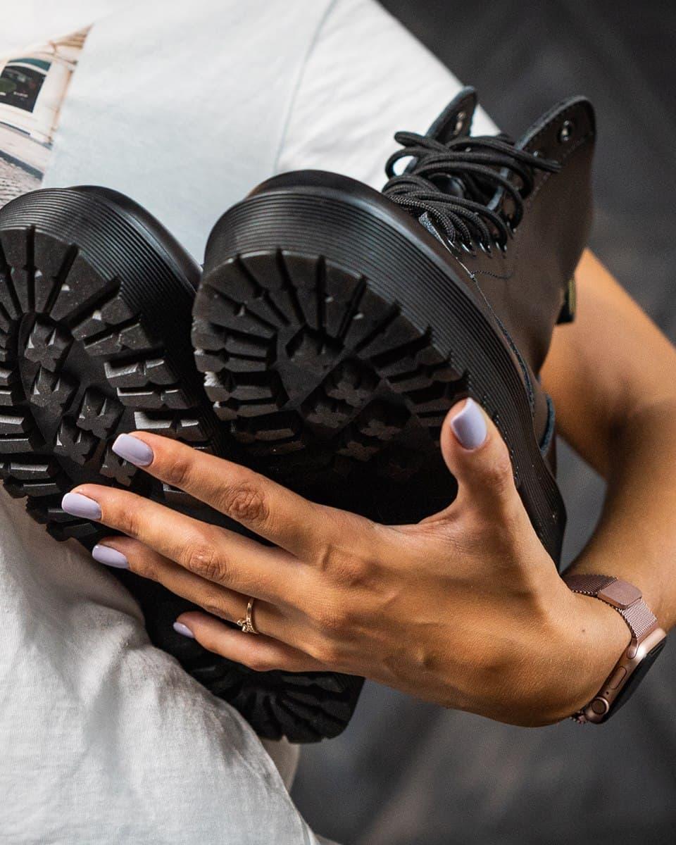 Dr. Martens JADON Black No Logo (Молнія) 2