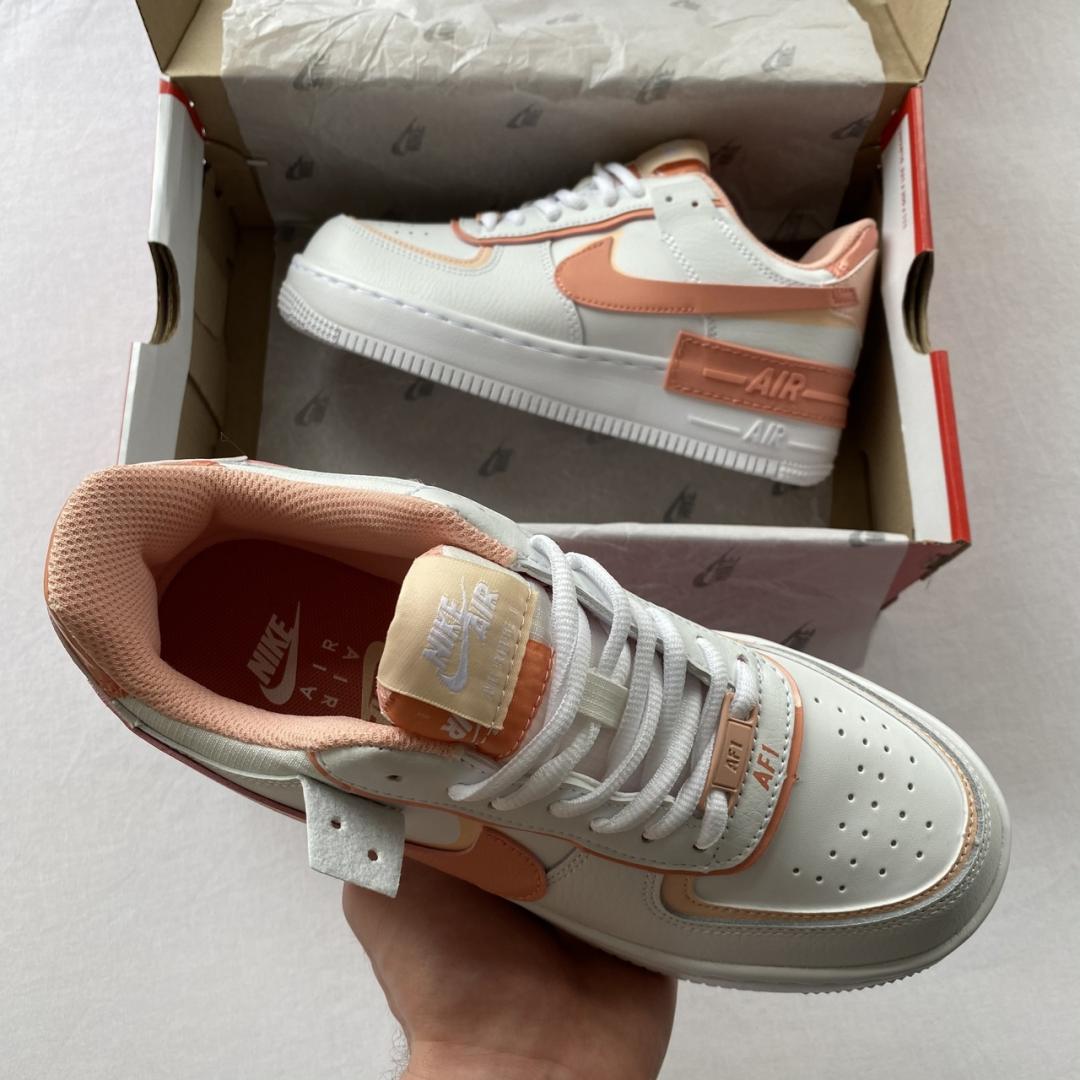 Nike Air Force 1 SHADOW White Coral