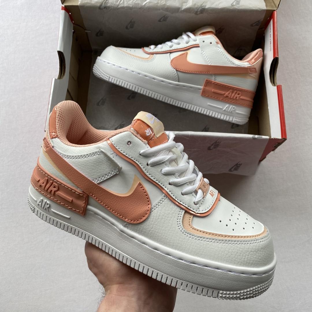 Nike Air Force 1 SHADOW White Coral