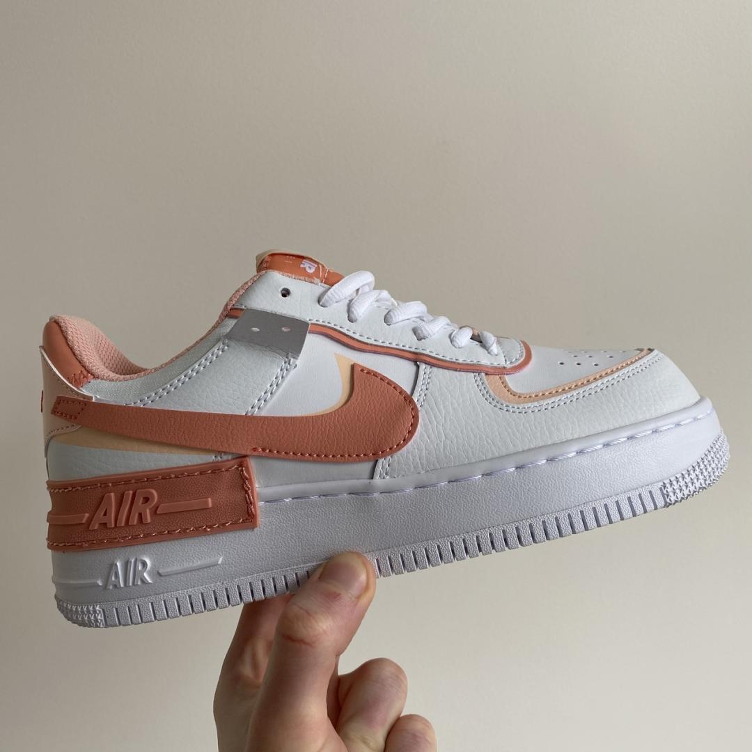 Nike Air Force 1 SHADOW White Coral