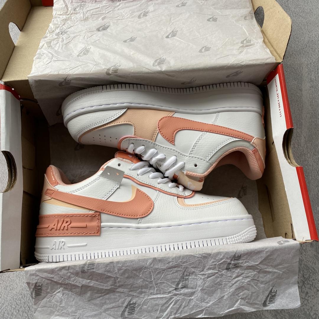 Nike Air Force 1 SHADOW White Coral