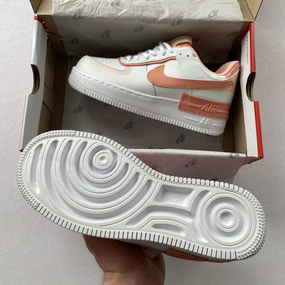 Nike Air Force 1 SHADOW White Coral