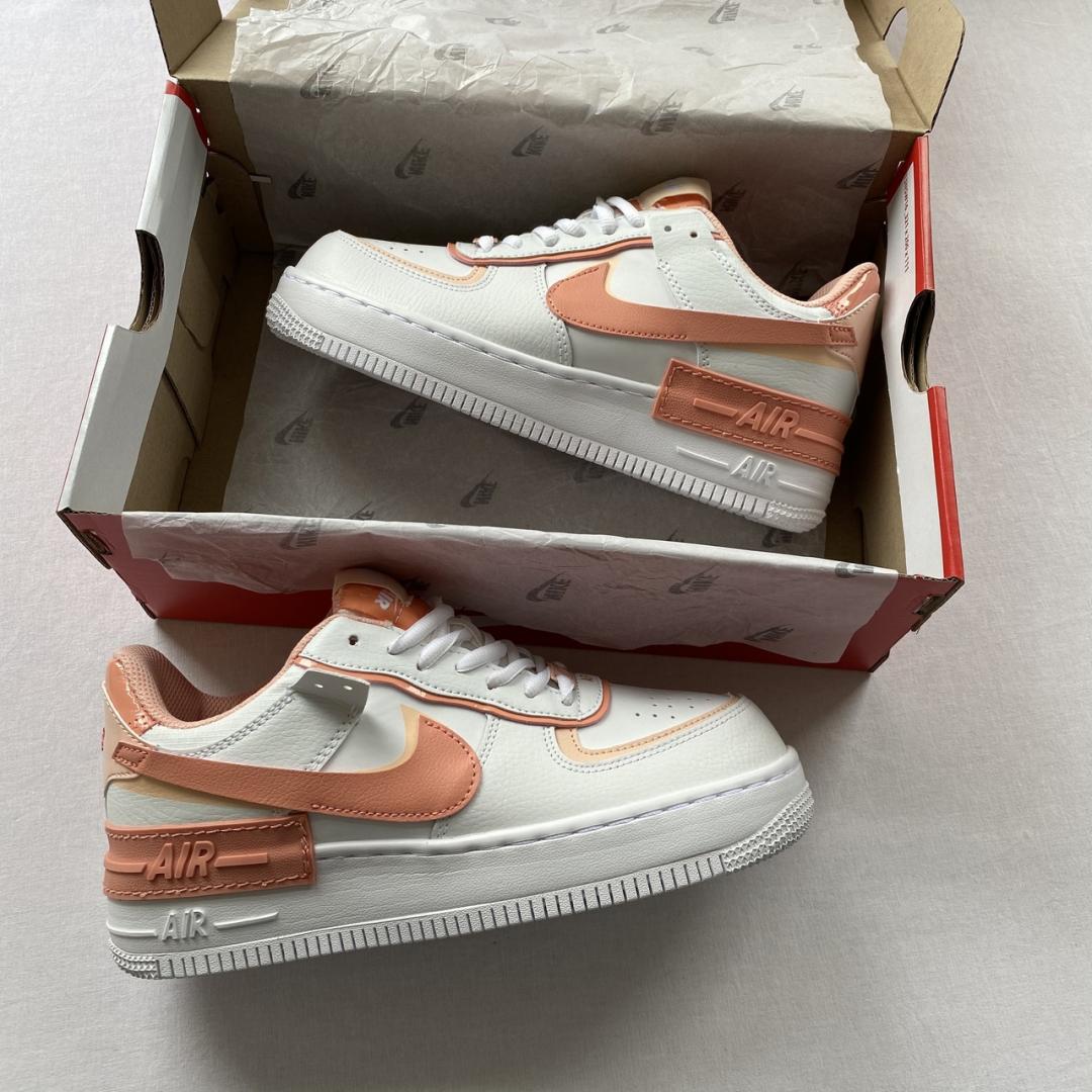 Nike Air Force 1 SHADOW White Coral