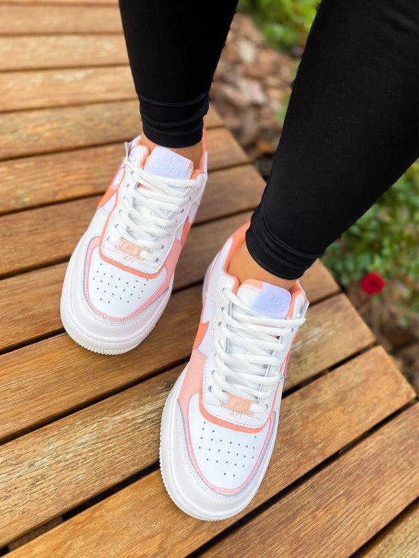 Nike Air Force 1 SHADOW White Coral