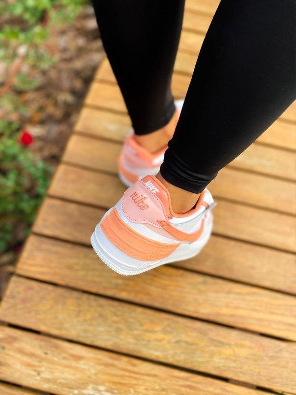 Nike Air Force 1 SHADOW White Coral