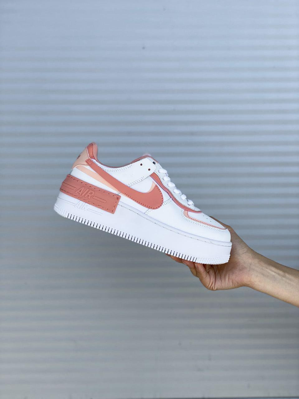 Nike Air Force 1 SHADOW White Coral