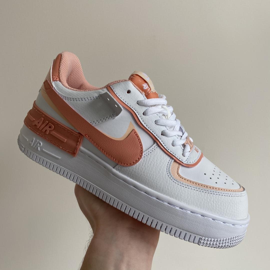 Nike Air Force 1 SHADOW White Coral