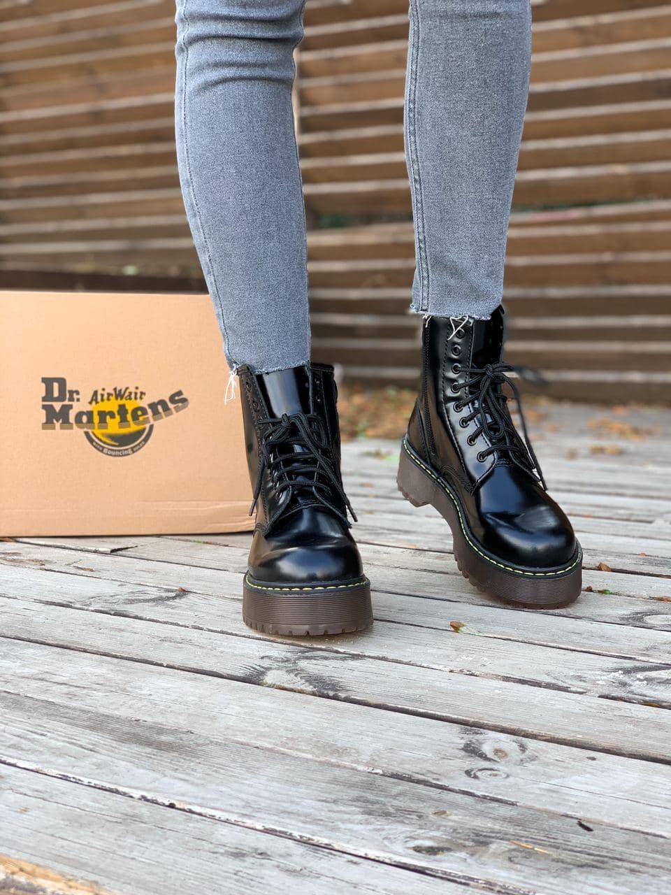 Dr. Martens JADON Black No Logo (Молнія) 13