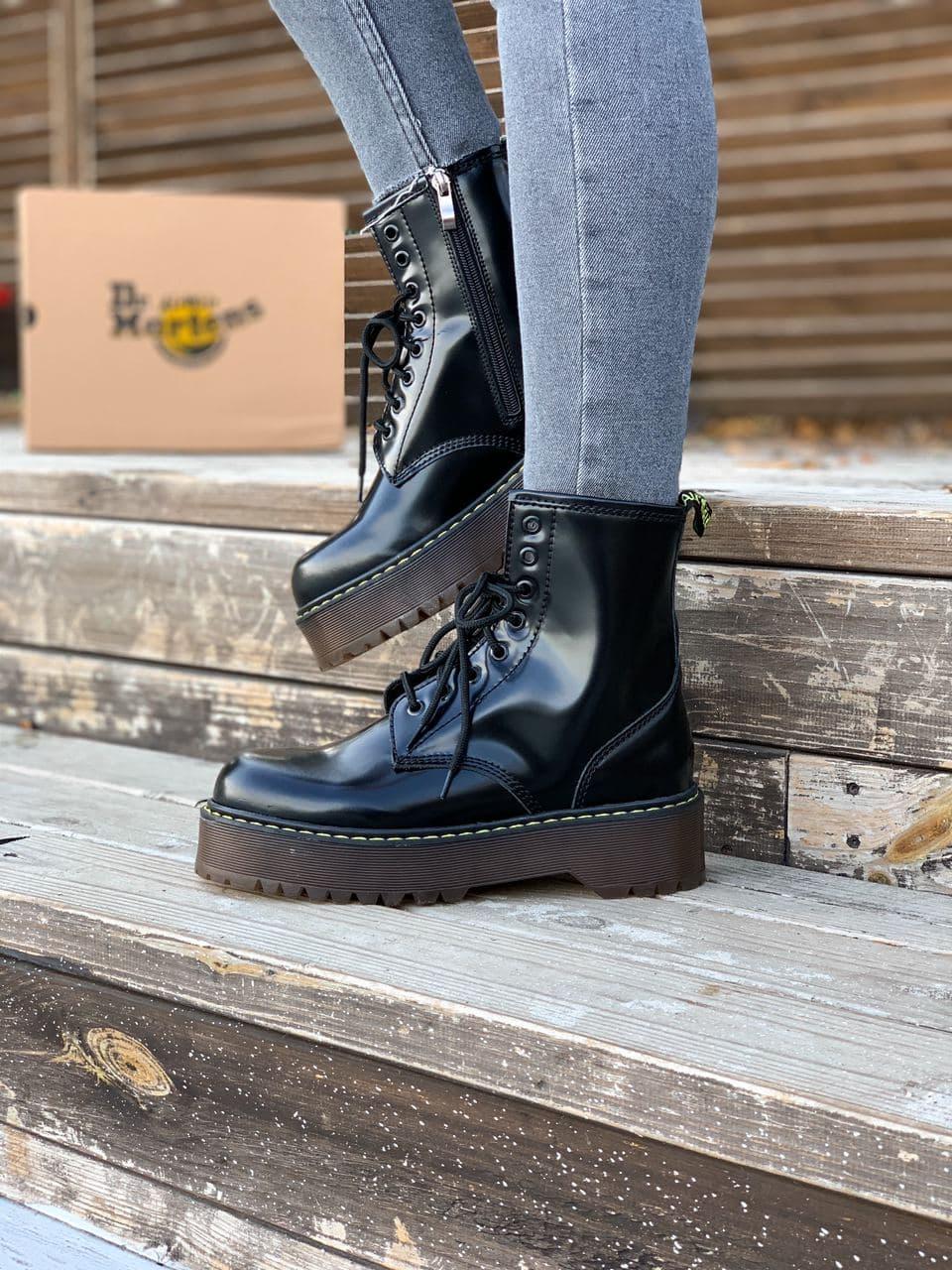 Dr. Martens JADON Black No Logo (Молнія) 13