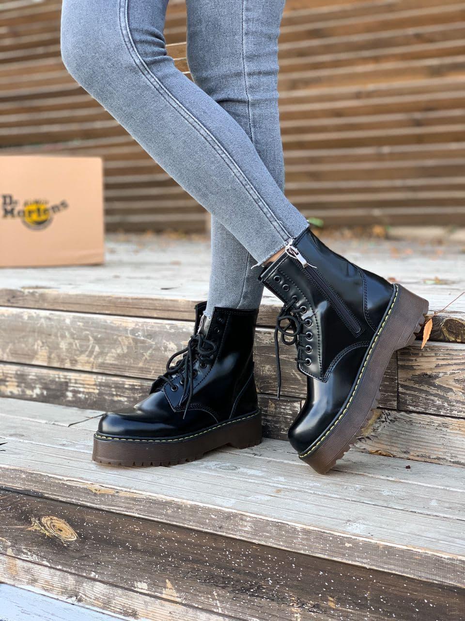 Dr. Martens JADON Black No Logo (Молнія) 13