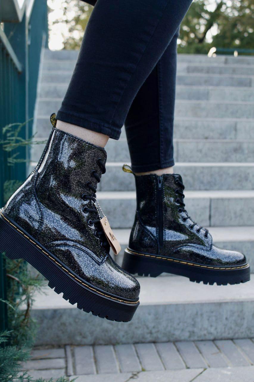 Dr. Martens JADON Galaxy Black No Logo (Молнія)