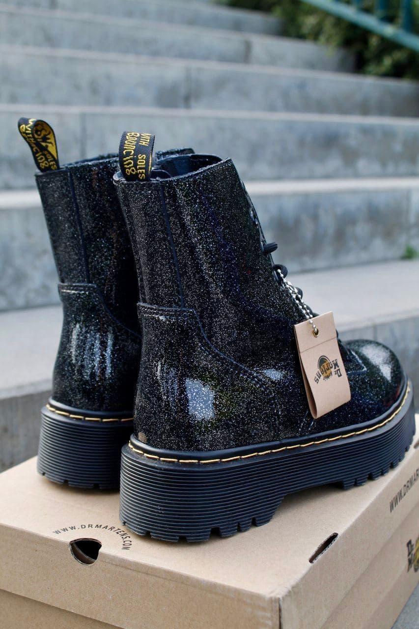 Dr. Martens JADON Galaxy Black No Logo (Молнія)