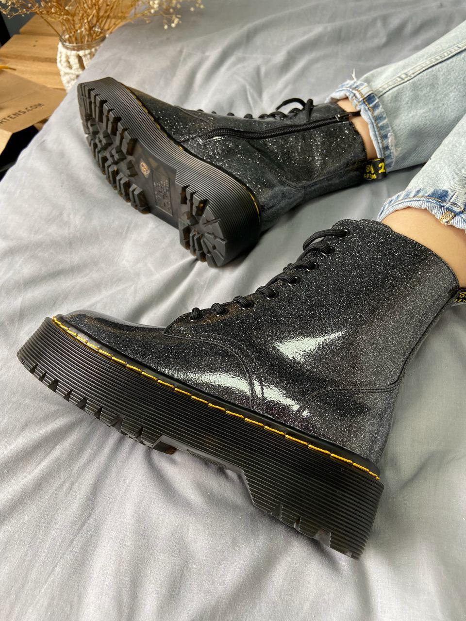 Dr. Martens JADON Galaxy Black No Logo (Молнія)