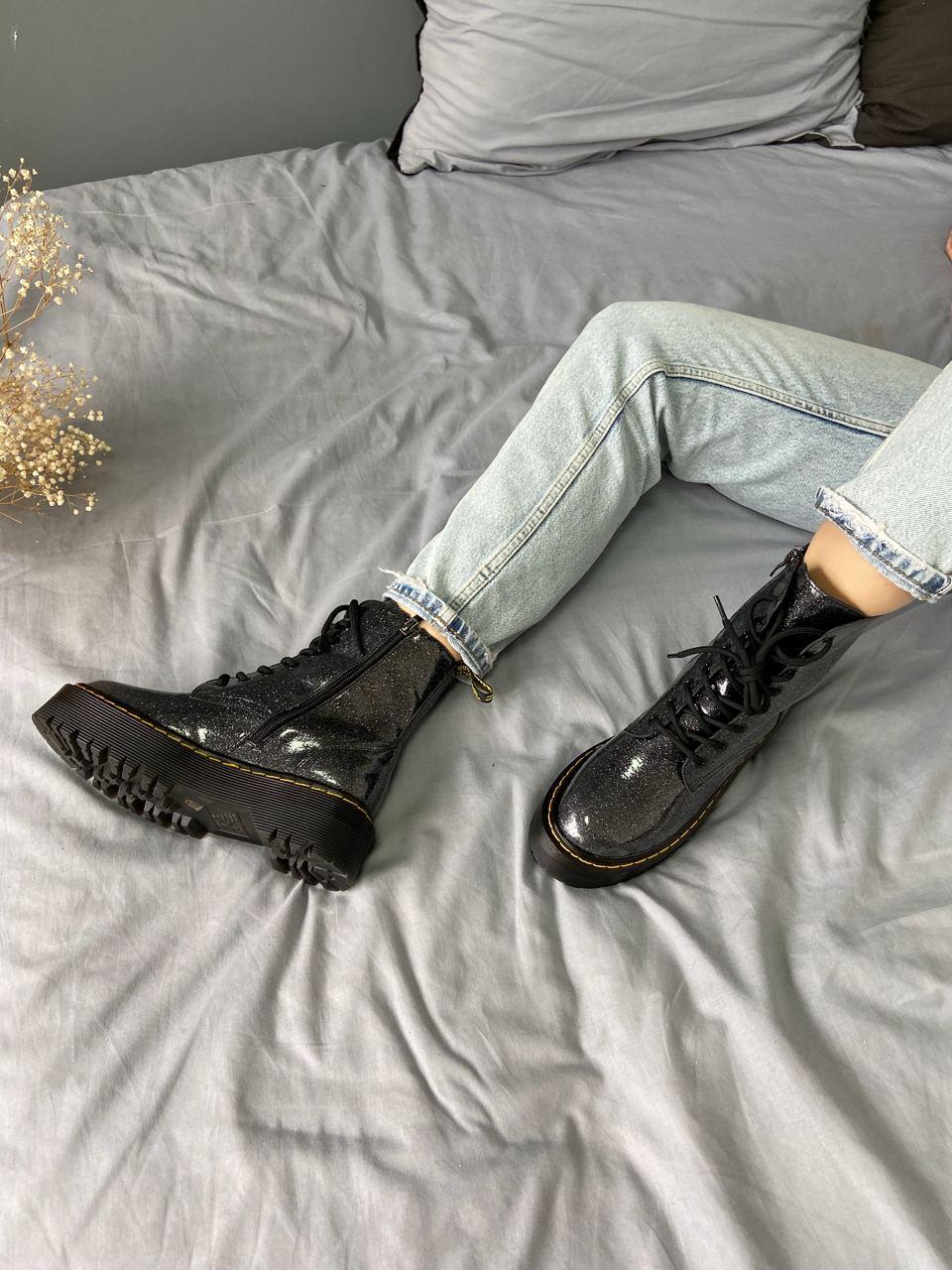 Dr. Martens JADON Galaxy Black No Logo (Молнія)