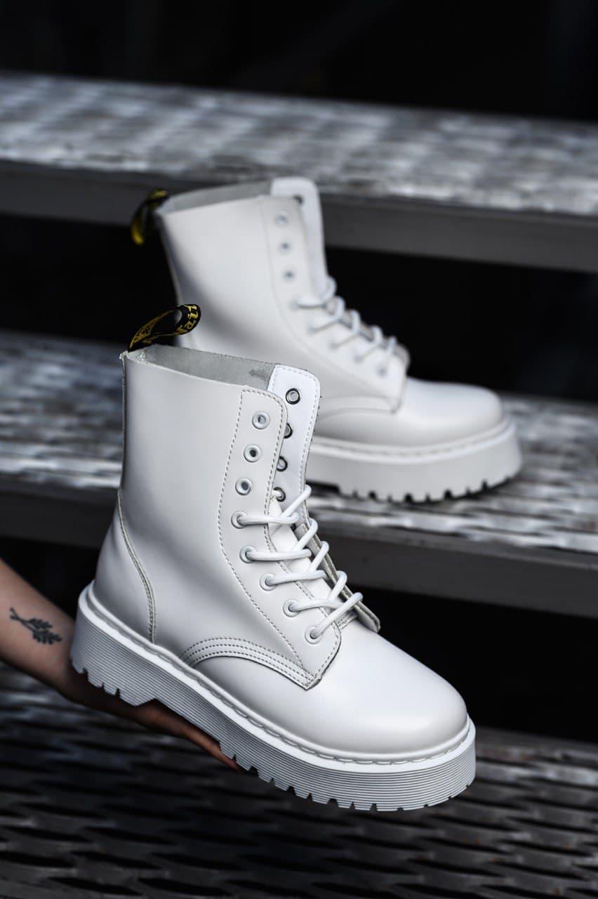 Dr. Martens JADON Mono White No Logo 1