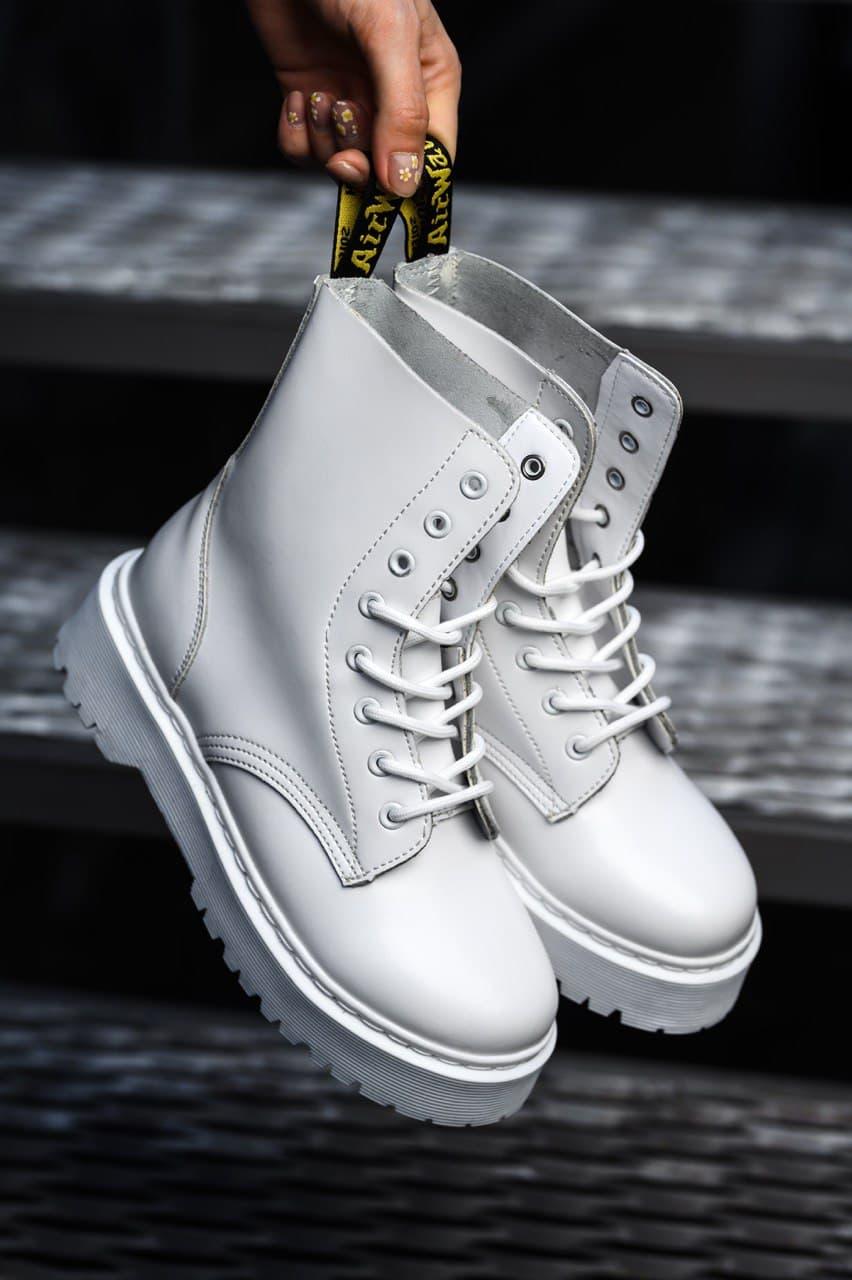 Dr. Martens JADON Mono White No Logo 1