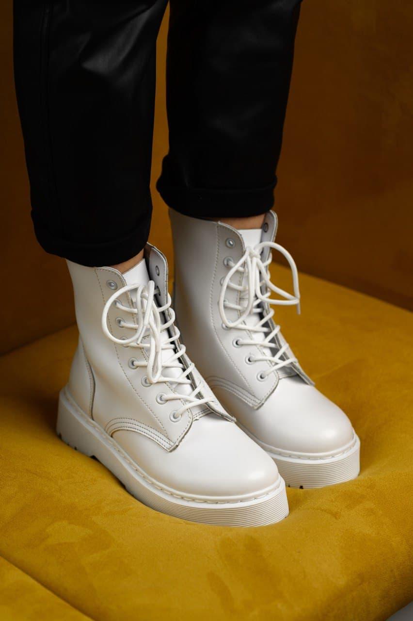 Dr. Martens JADON Mono White No Logo 1