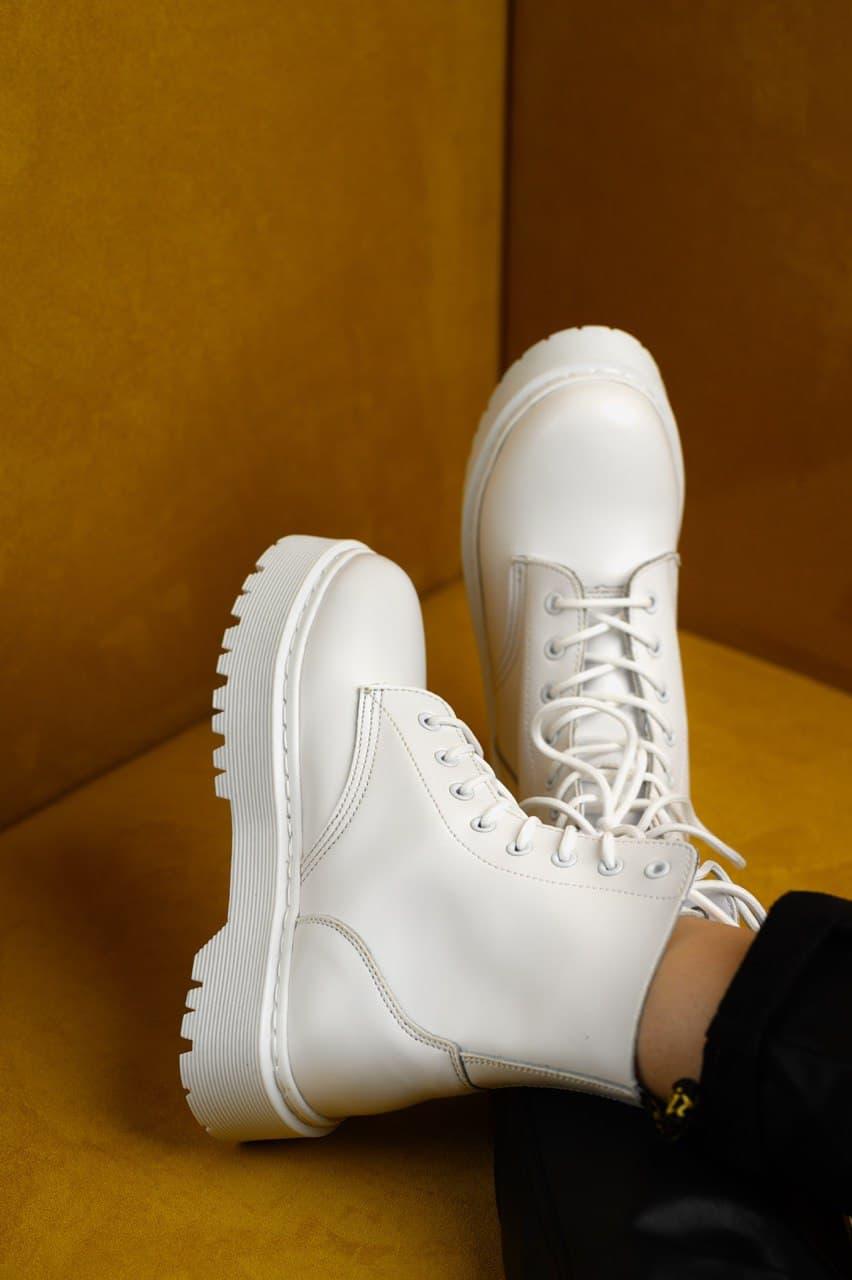 Dr. Martens JADON Mono White No Logo 1