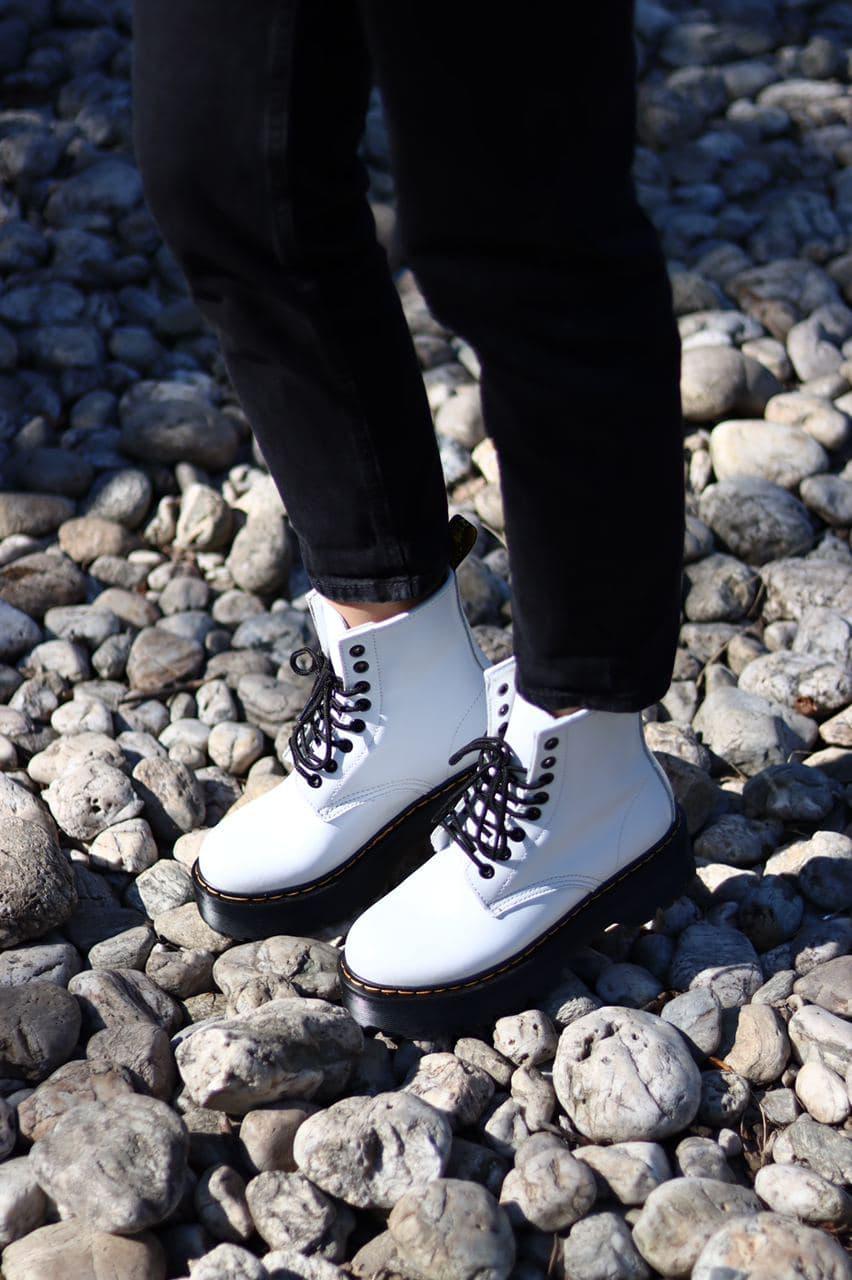 Dr. Martens JADON White Black No Logo 2