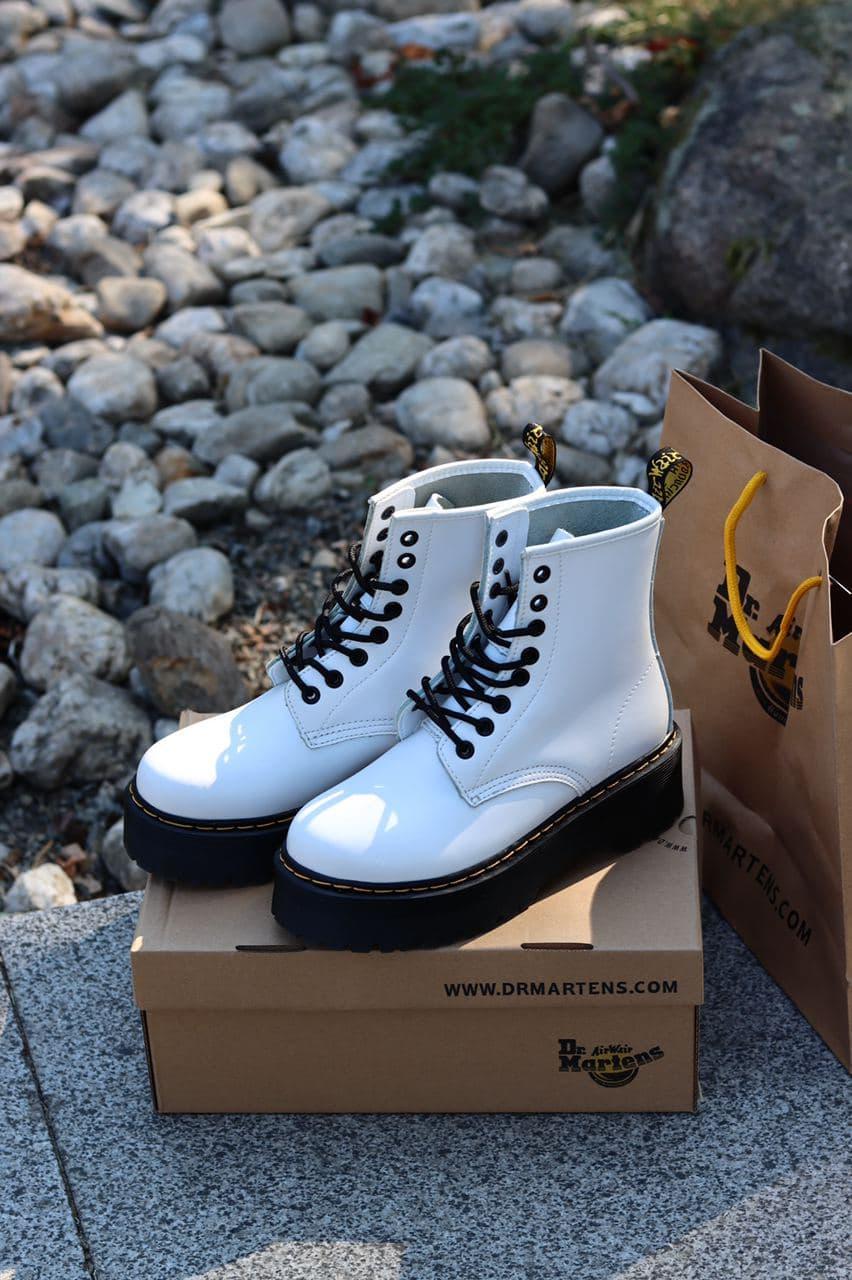 Dr. Martens JADON White Black No Logo 2