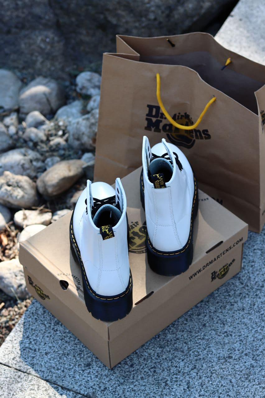 Dr. Martens JADON White Black No Logo 2