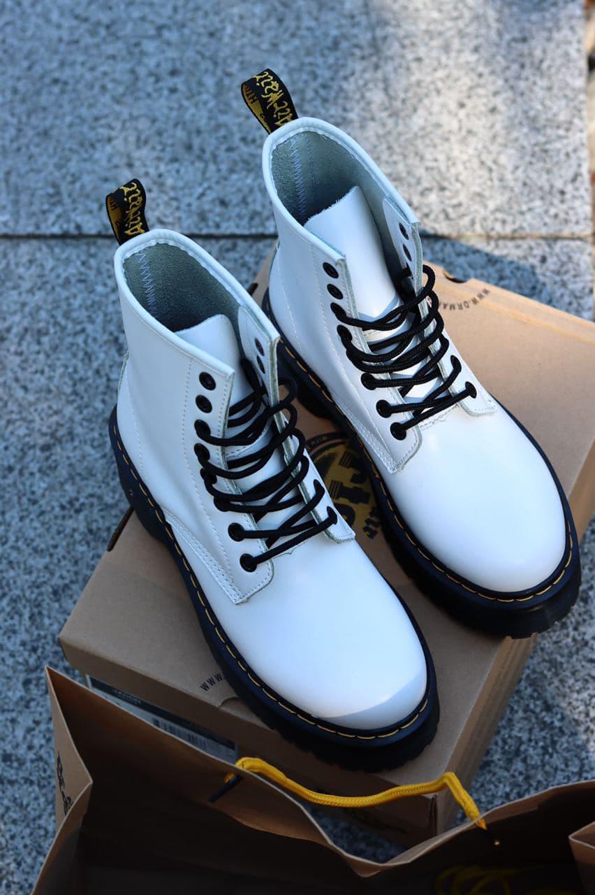 Dr. Martens JADON White Black No Logo 2