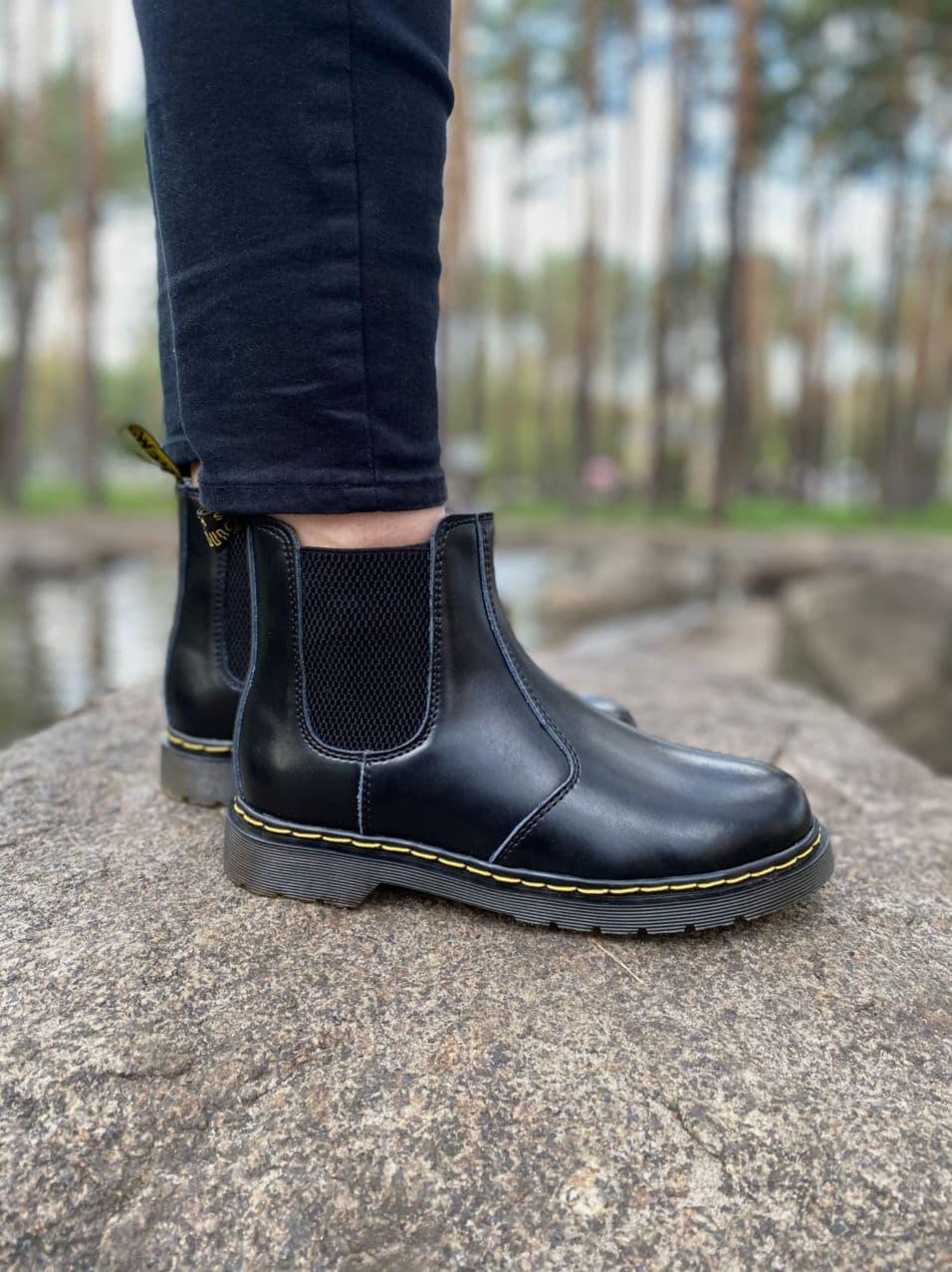 Dr. Martens Platform Chelsea Black 1