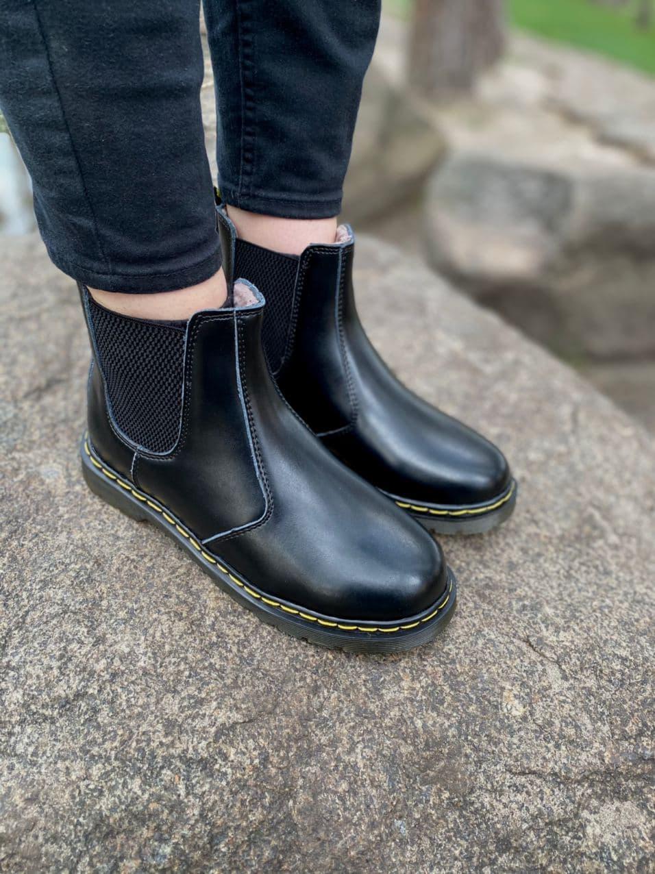 Dr. Martens Platform Chelsea Black 1