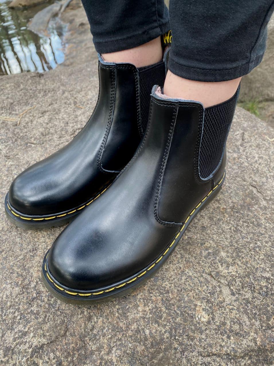 Dr. Martens Platform Chelsea Black 1