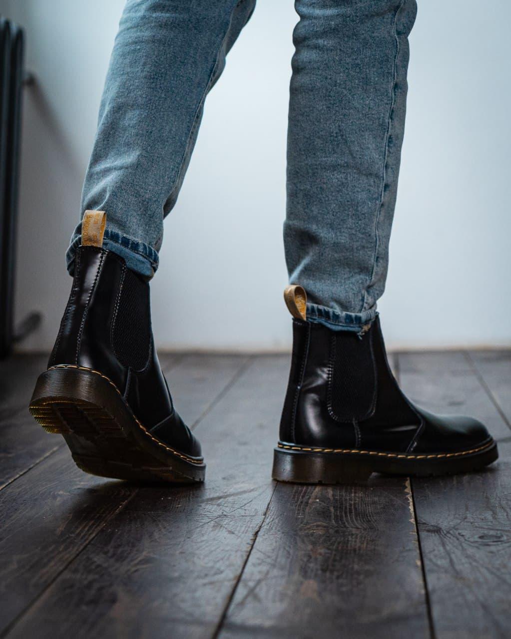 Dr. Martens Platform Chelsea Black 2