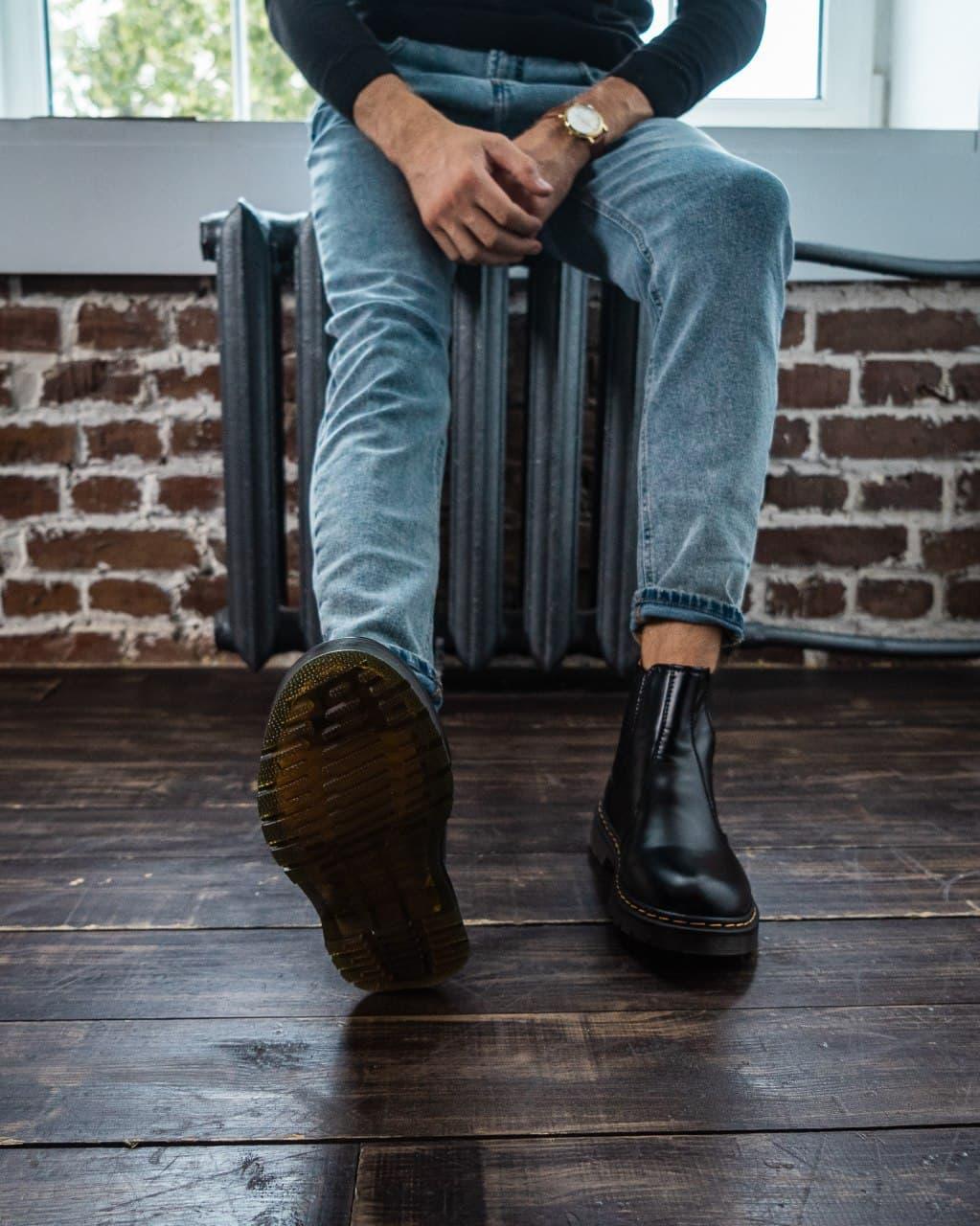 Dr. Martens Platform Chelsea Black 2