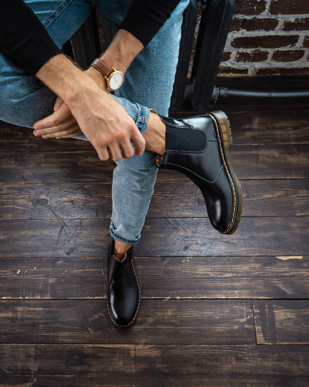 Dr. Martens Platform Chelsea Black 2