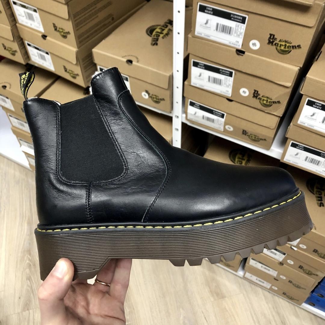 Dr. Martens Platform Chelsea Black 5