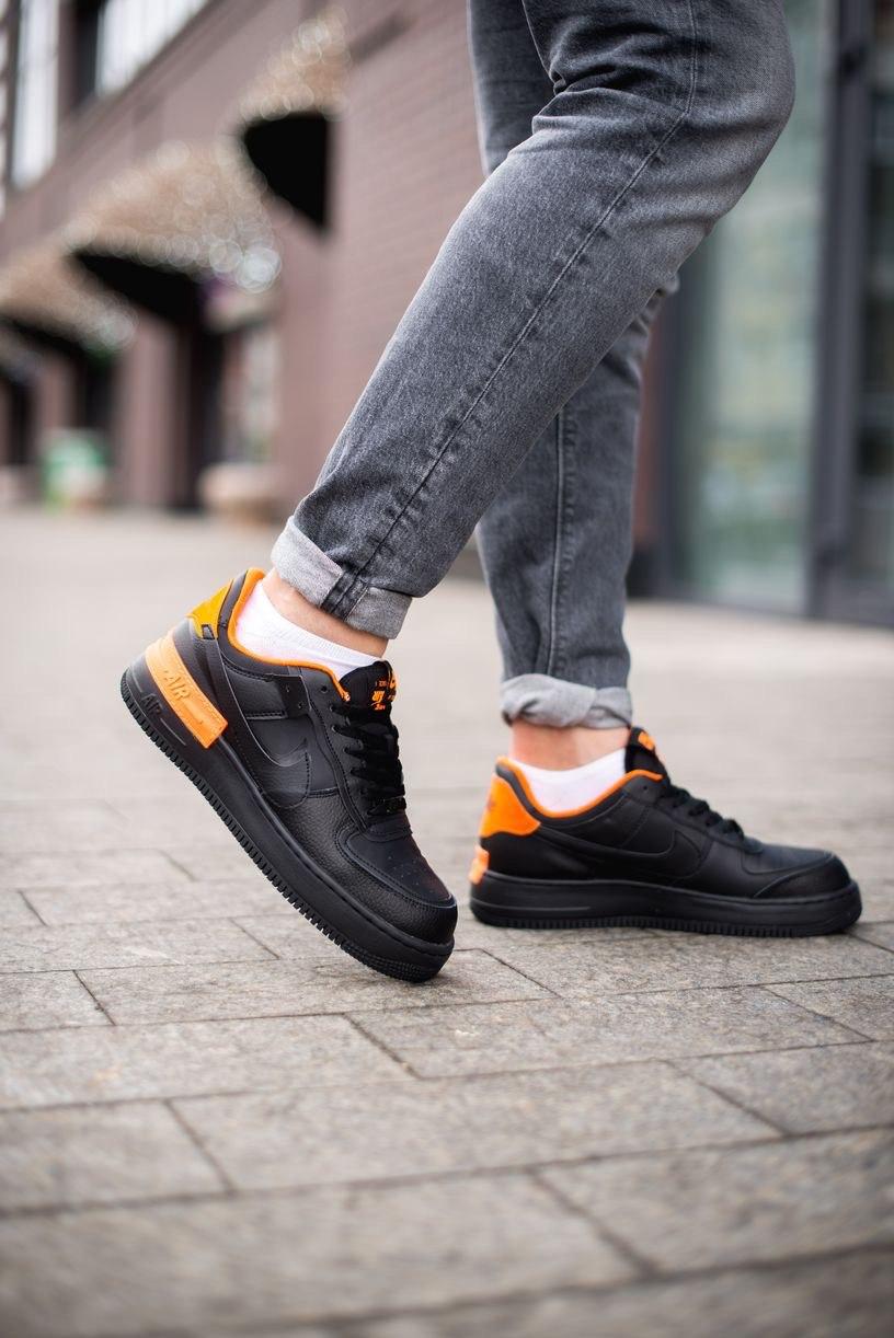Nike Air Force 1 SHADOW Black Orange