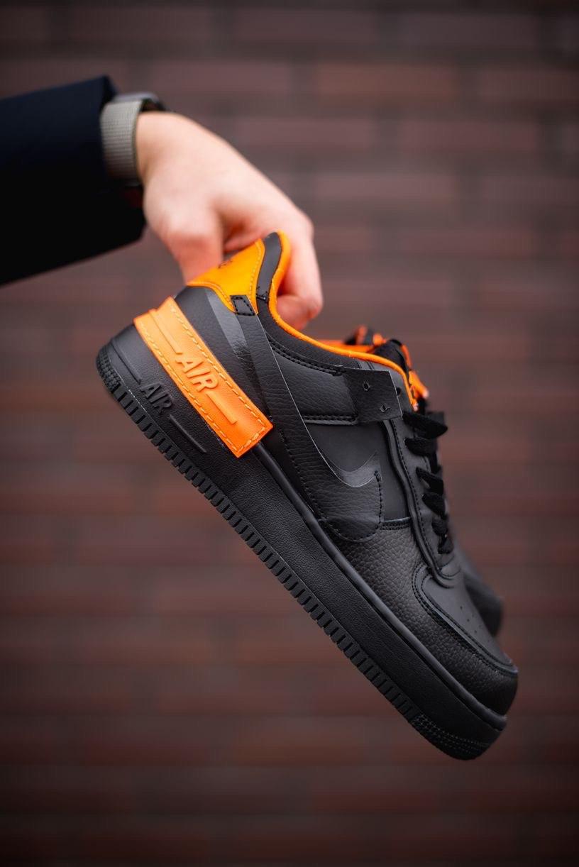 Nike Air Force 1 SHADOW Black Orange