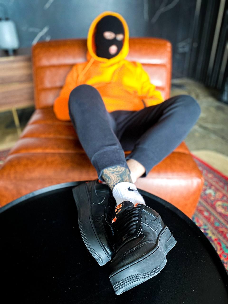 Nike Air Force 1 SHADOW Black Orange