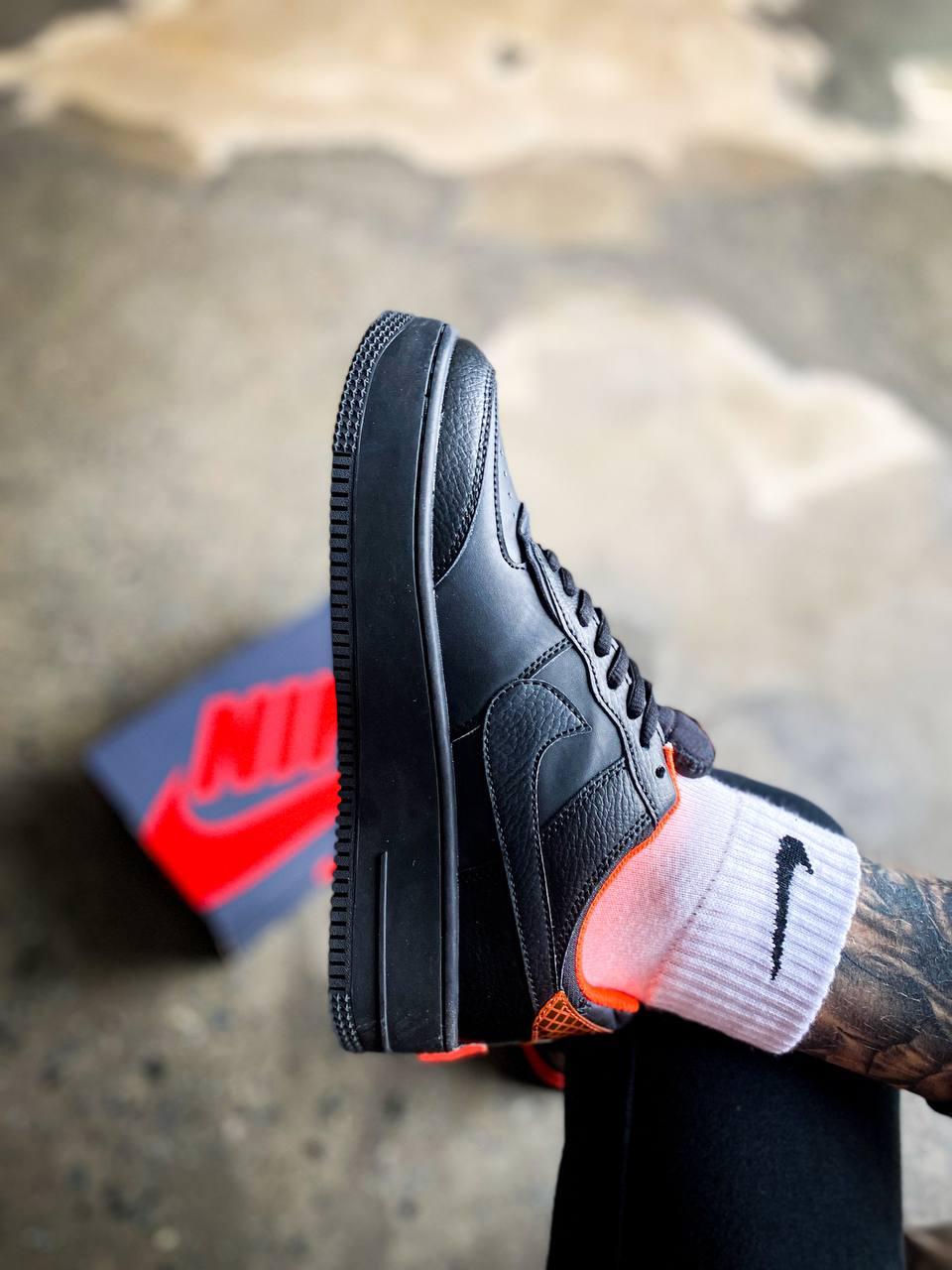 Nike Air Force 1 SHADOW Black Orange