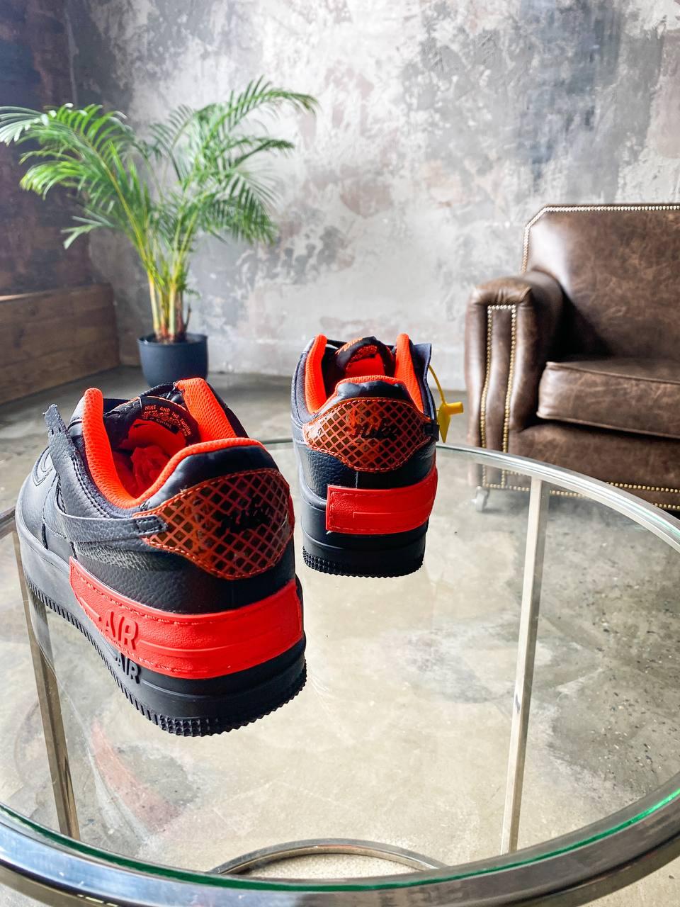 Nike Air Force 1 SHADOW Black Orange