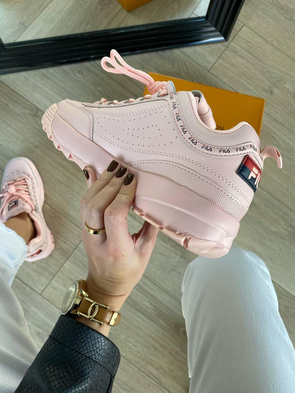 Fila Disruptor Taped Logo Pink