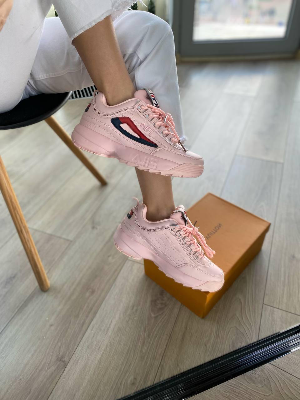Fila Disruptor Taped Logo Pink