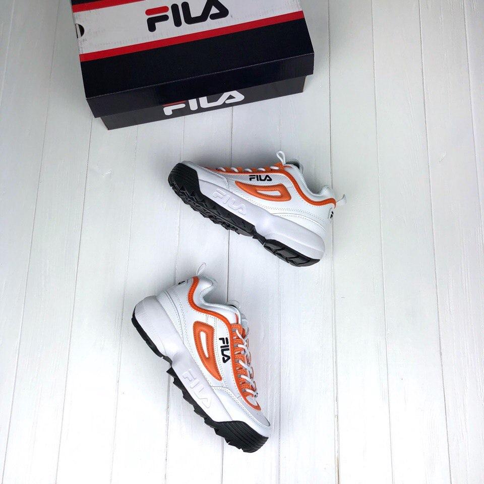 Fila Disruptor 2 White Orange Black