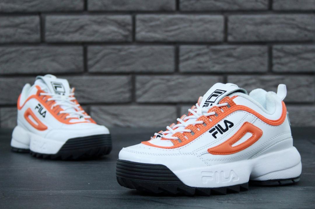 Fila Disruptor 2 White Orange Black