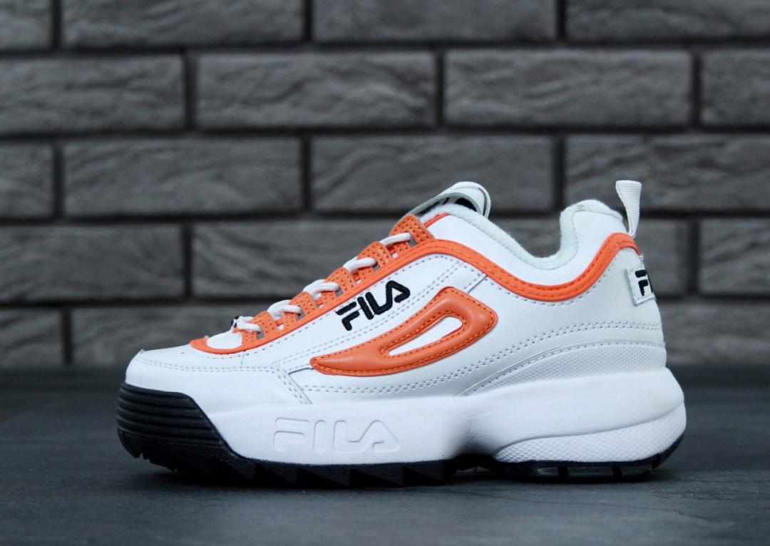Fila Disruptor 2 White Orange Black