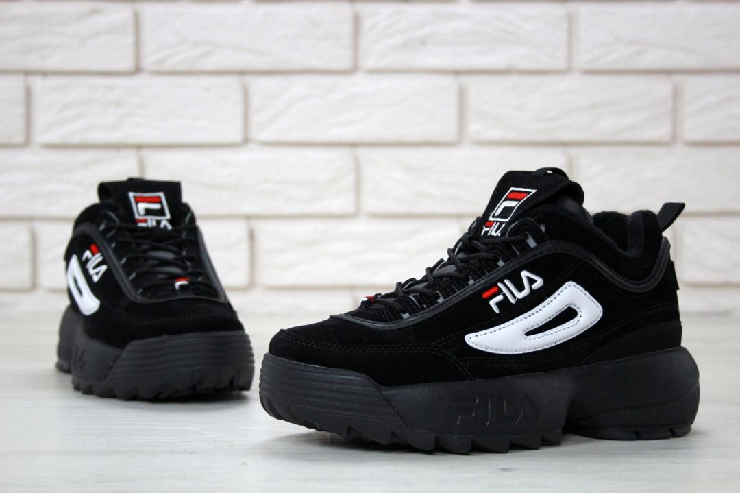 Fila Disruptor 2 Black (Замш)