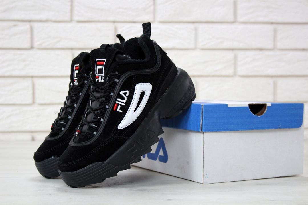 Fila Disruptor 2 Black (Замш)