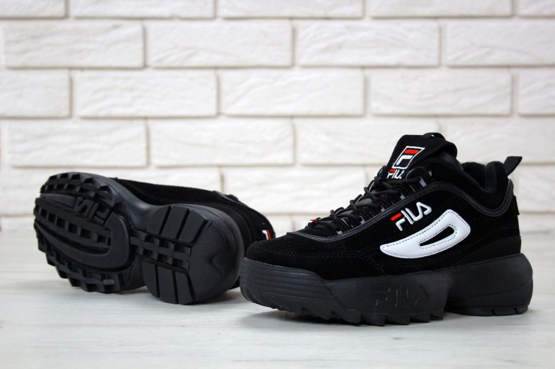 Fila Disruptor 2 Black (Замш)