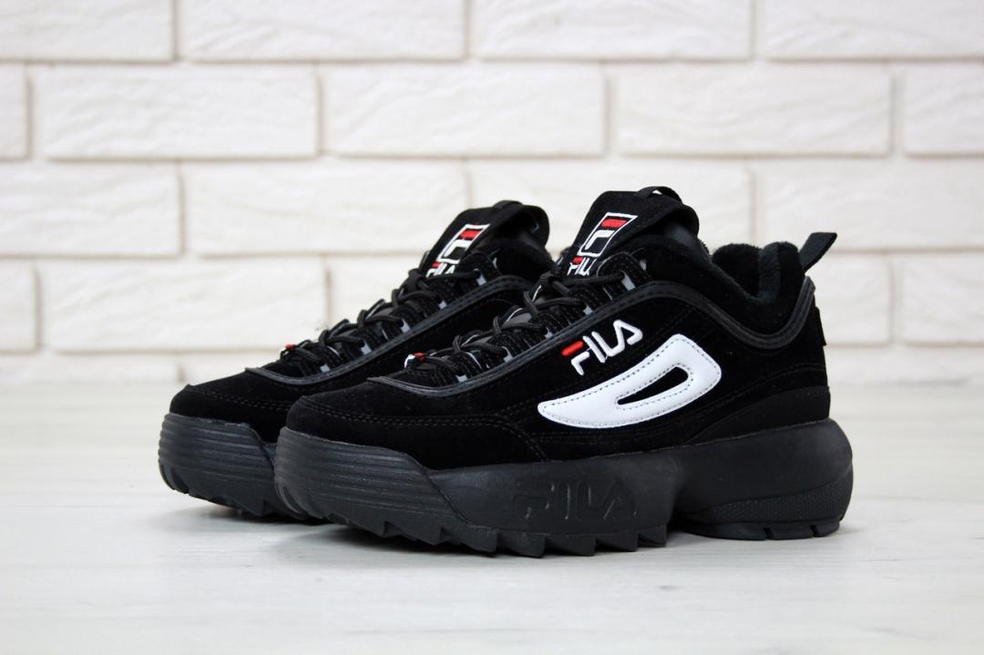 Fila Disruptor 2 Black (Замш)