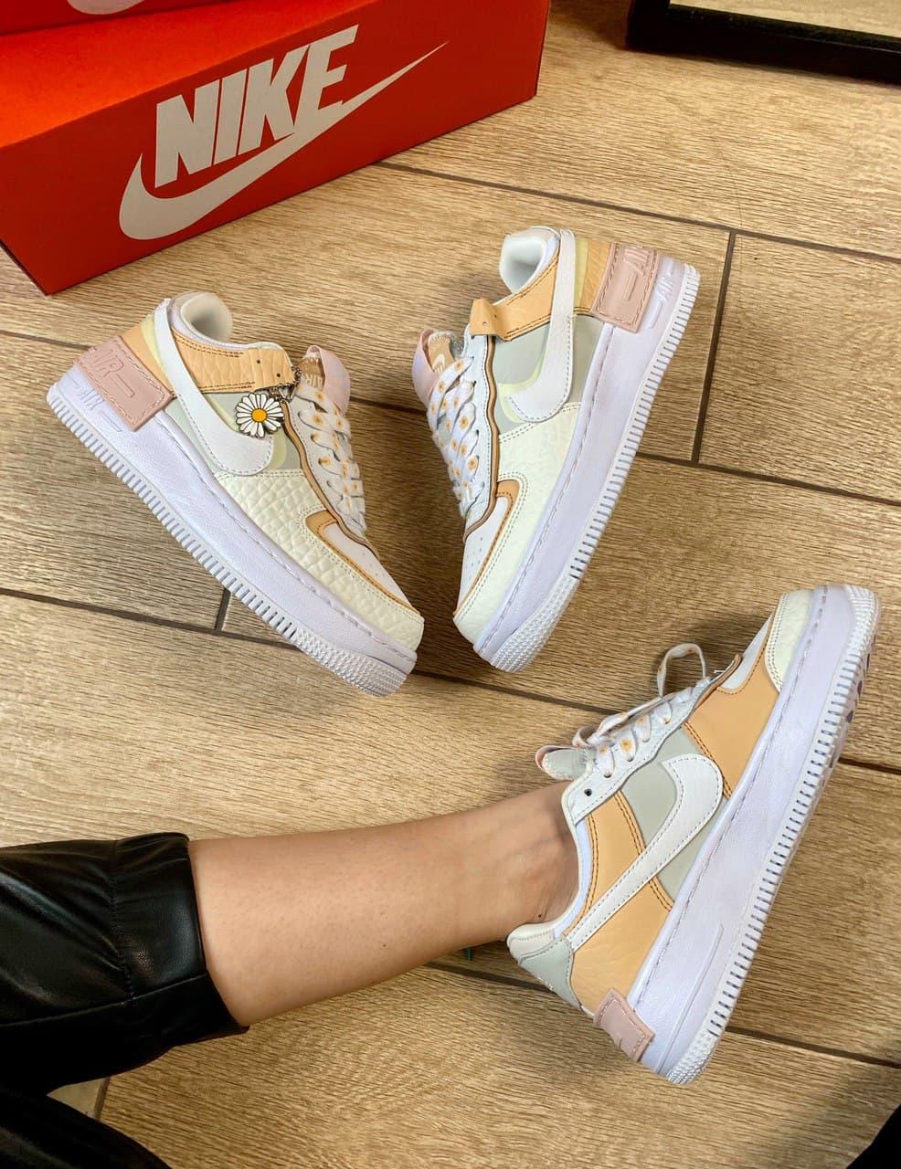 Nike Air Force 1 SHADOW Spruse Aura Yellow