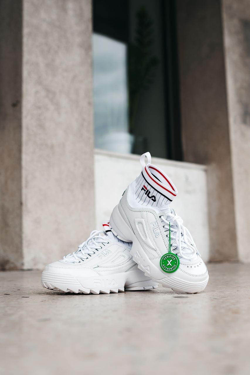 Fila Evo Sock White